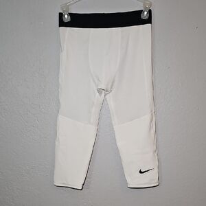 Nike Kids Training Black and White Dri-Fit Leggings, Boys Medium